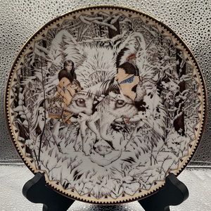 1997 Bradford Exchange Diana Casey Shared Worlds Collector Plate